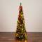 6ft. Pre-Lit Pop-Up Green Artificial Christmas Tree, Warm White LED Lights
